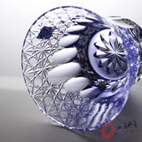 KAGAMI Crystal Edo-Kiriko Rock Glass - Yumeiro Purple / 江戸切子 ロックグラス