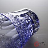 KAGAMI Crystal Edo-Kiriko Rock Glass - Yumeiro Purple / 江戸切子 ロックグラス