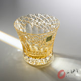 KAGAMI Crystal Edo-Kiriko Rock Glass - Yumeiro Yellow / 江戸切子 ロックグラス