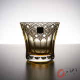 KAGAMI Crystal Edo-Kiriko Rock Glass - Yumeiro Yellow / 江戸切子 ロックグラス