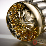 KAGAMI Crystal Edo-Kiriko Rock Glass - Yumeiro Yellow / 江戸切子 ロックグラス