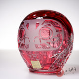 KAGAMI Crystal Iwai Daruma Ornament / 江戸切子 祝だるま