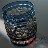 KAGAMI Crystal Multilayer Coloured Rock Glass - Gyokumai / 玉舞 - Hideaki Shinozaki