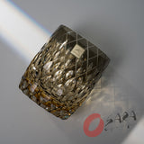 KAGAMI Crystal Multilayer Coloured Rock Glass - Enrai / 遠雷 - Hideaki Shinozaki