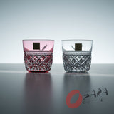 KAGAMI Crystal Edo-Kiriko Pair Sake Glass - 120 ml / Yui