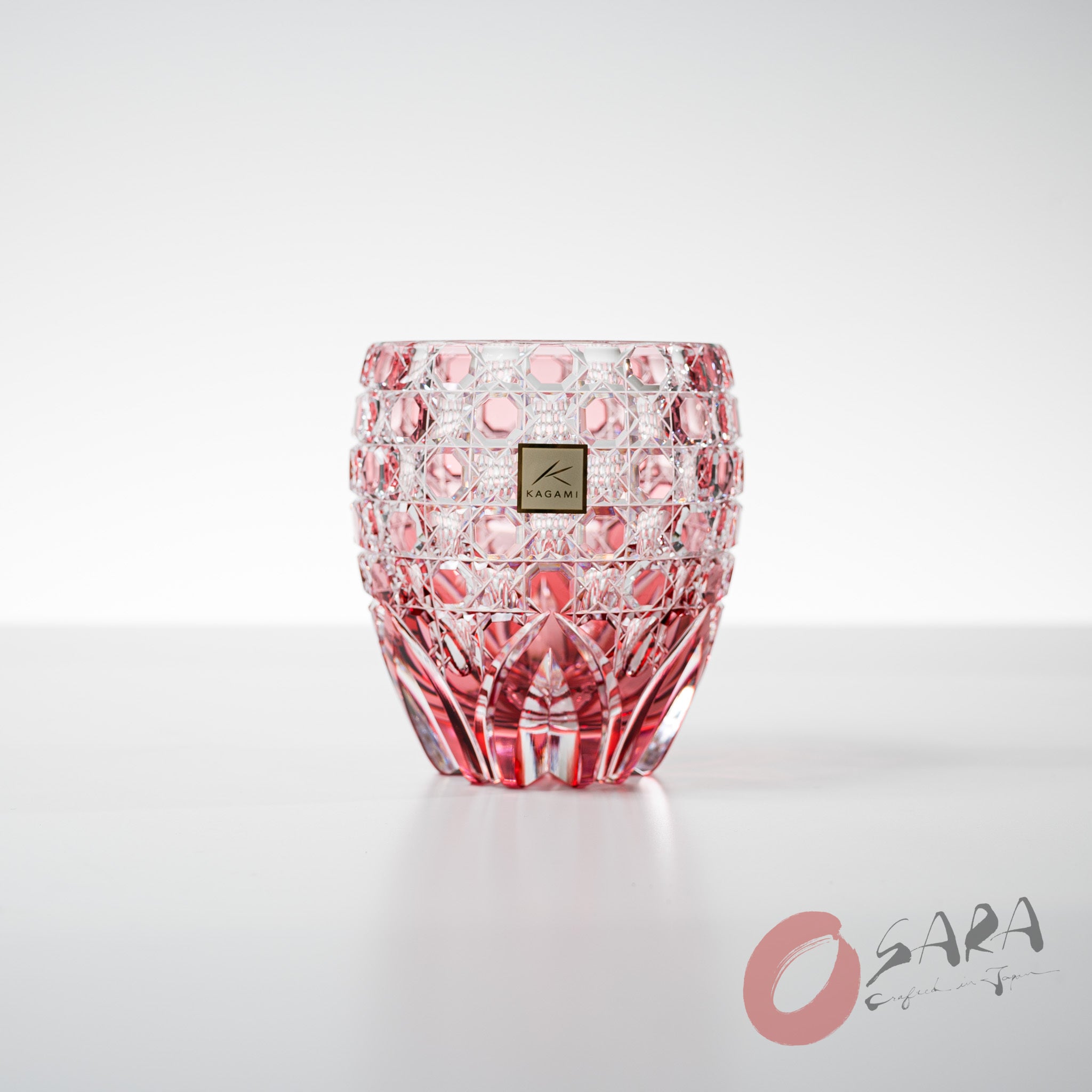 KAGAMI Crystal Premium Rock Glass - Saika