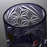 KAGAMI Crystal Glass Tumbler 380 ml – “Asanoha” / 江戸切子タンブラー 麻の葉