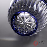 KAGAMI Crystal Glass Tumbler 380 ml – “Asanoha” / 江戸切子タンブラー 麻の葉