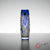 KAGAMI Crystal Edo-Kiriko Vase - Hokaze / 一輪挿し