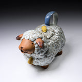 Seto Ware KASHIWA - Animal Teapot - Sheep / 瀬戸焼 かしわ窯