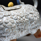Seto Ware KASHIWA - Animal Teapot - Sheep / 瀬戸焼 かしわ窯