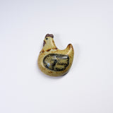 Seto Ware KASHIWA - Brooch - Chicken / 瀬戸焼 かしわ窯