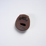 Seto Ware KASHIWA - Brooch - Owl / 瀬戸焼 かしわ窯