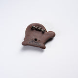 Seto Ware KASHIWA - Brooch - Turtle / 瀬戸焼 かしわ窯