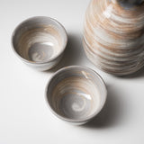 Mino ware Pottery Sake Set - Strata / やまい伊藤 酒器セット
