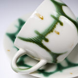 KOBEI Kiln Cup and Saucer - Sancai / 幸兵衛窯 カップソーサー