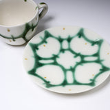 KOBEI Kiln Cup and Saucer - Sancai / 幸兵衛窯 カップソーサー