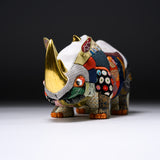 KOIKKO Hand-crafted Doll Ornament - Rhinoceros Medium / 幸一光 江戸木目込人形