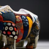KOIKKO Hand-crafted Doll Ornament - Rhinoceros Medium / 幸一光 江戸木目込人形