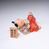 KOIKKO Hand-crafted Doll Ornament - Laughing Samurai / 幸一光 江戸木目込人形
