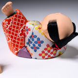 KOIKKO Hand-crafted Doll Ornament - Laughing Samurai / 幸一光 江戸木目込人形