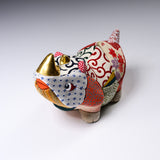 KOIKKO Hand-crafted Doll Ornament - Rhinoceros Small - Hikari / 幸一光 江戸木目込人形
