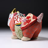 KOIKKO Hand-crafted Doll Ornament - Rhinoceros Small - Hikari / 幸一光 江戸木目込人形