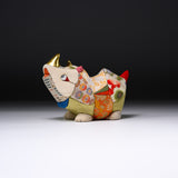 KOIKKO Hand-crafted Doll Ornament - Rhinoceros Small - Midori / 幸一光 江戸木目込人形
