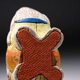 KOIKKO Hand-crafted Doll Ornament - Rhinoceros Small - Midori / 幸一光 江戸木目込人形