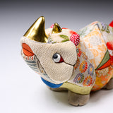 KOIKKO Hand-crafted Doll Ornament - Rhinoceros Small - Midori / 幸一光 江戸木目込人形
