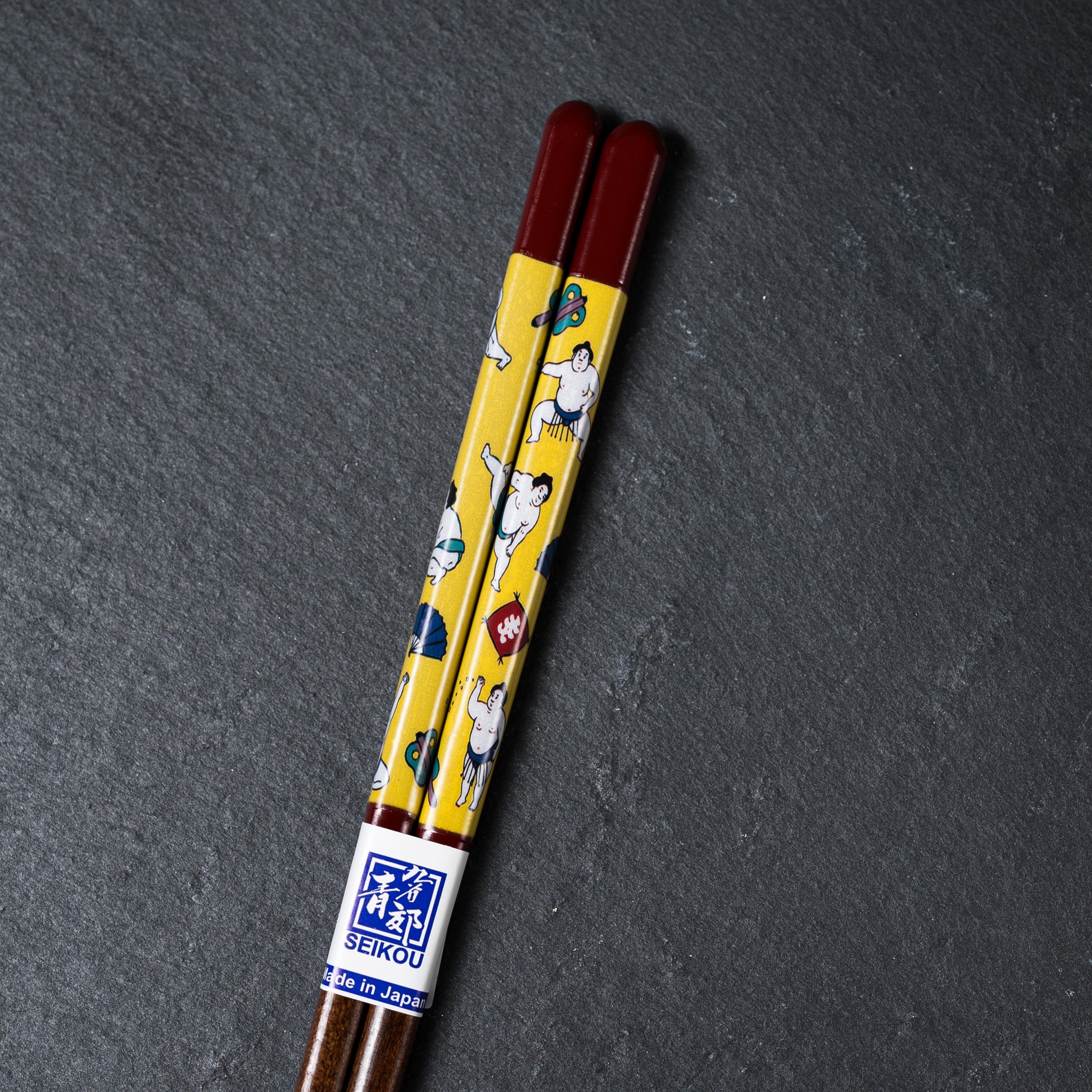 Kutani Design x Wakasa Lacquered Chopsticks - Red - 21 cm / 九谷色絵×若狭塗箸