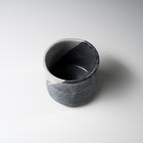 Kutani ware Japanese Yunomi Tea Cup - Cat in the Twilight / 九谷焼 湯呑み