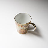 Kutani ware Japanese Mug Cup - Gold Hanazume / 九谷焼 マグカップ