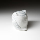 Kutani Ware Animal Ornament - White Owl / 九谷焼 白梟