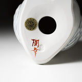 Kutani Ware Animal Ornament - White Owl / 九谷焼 白梟