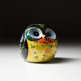 Kutani Ware Animal Ornament - Black Owl / 九谷焼 梟
