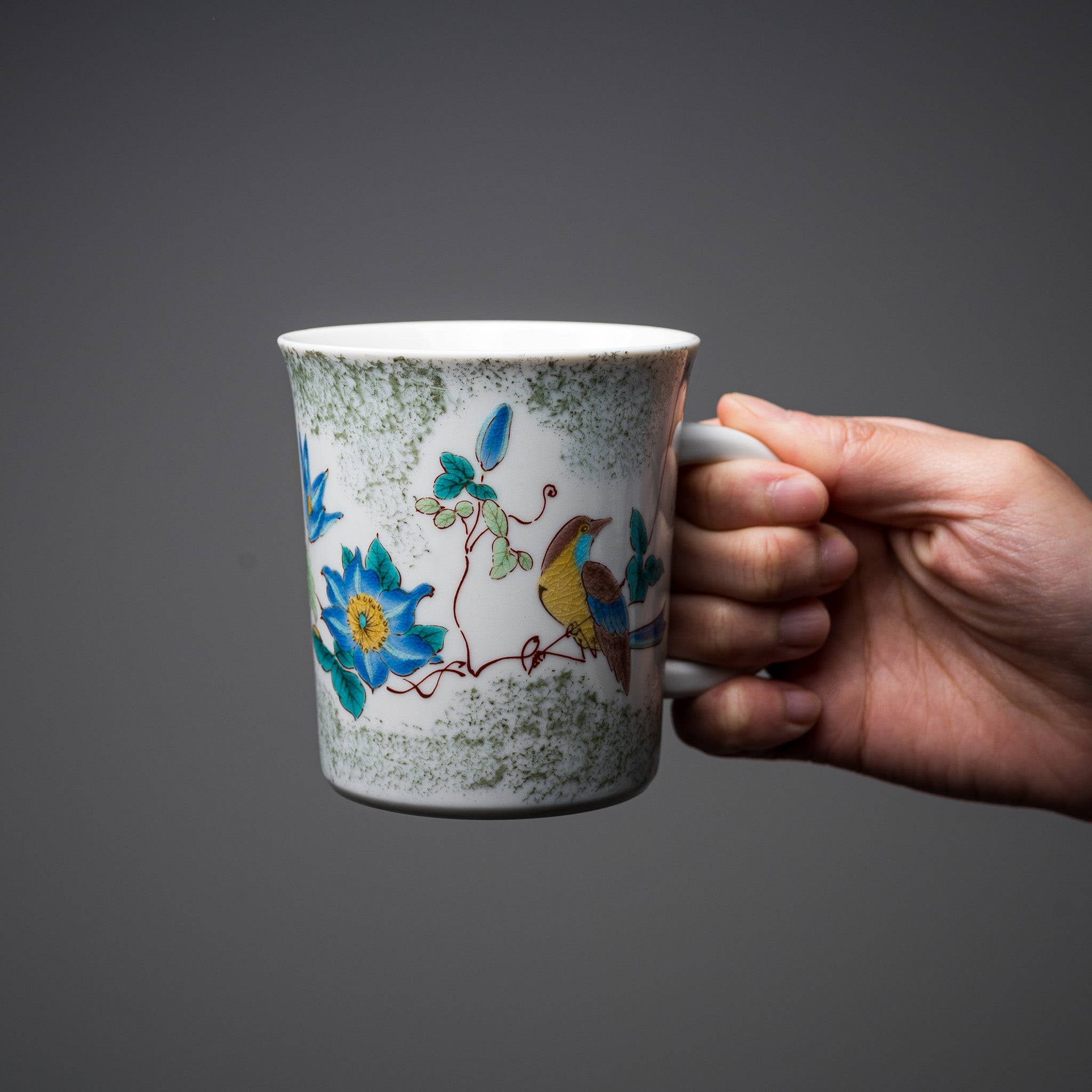 Kutani ware Pair Mug Cup - Wonderland / 九谷焼 ペアマグカップ