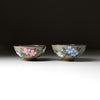 Kutani ware Pair Rice Bowl - Sakura Flower / 九谷焼 茶碗