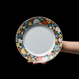 Kutani ware Round Plate - 21 cm - 4 Options