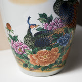 Kutani ware Premium Vase - Peony Peacock / 九谷焼 花瓶 牡丹孔雀