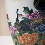 Kutani ware Premium Vase - Peony Peacock / 九谷焼 花瓶 牡丹孔雀