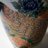 Kutani ware Premium Vase - Peony Peacock / 九谷焼 花瓶 牡丹孔雀