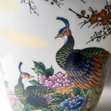 Kutani ware Premium Vase - Peony Peacock / 九谷焼 花瓶 牡丹孔雀