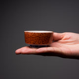 Kutani ware Single Sake Cup - Red Dragon / 九谷焼 盃