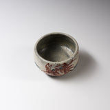 Kutani ware Sake Cup with Wooden Box - Bream and Crab / 九谷焼 ぐい呑み