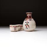 Kutani ware Premium Sake Set - Akae / 九谷焼 酒器セット