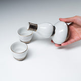 Kutani ware Premium Sake Set - Hyotan Shippo / 九谷焼 酒器セット