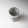 Kutani ware Tea Cup, Pen Cup - Clematis Florida / 九谷焼 湯呑み