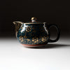 Load image into Gallery viewer, Kutani ware Single Tea Pot - Aochibu - 360 ml / 九谷焼 急須 青粒鉄線