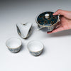 Kutani ware Premium Tea Set - Aochibu / 九谷焼 茶器揃え